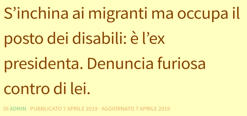 No, Laura Boldrini non ha occupato il posto dei disabili in aereo