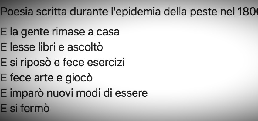 Image accompanying Poesia scritta durante l'epidemia della peste nel 1800