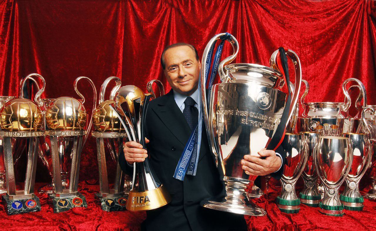 Berlusconi não é o presidente mais bem sucedido da história do futebol